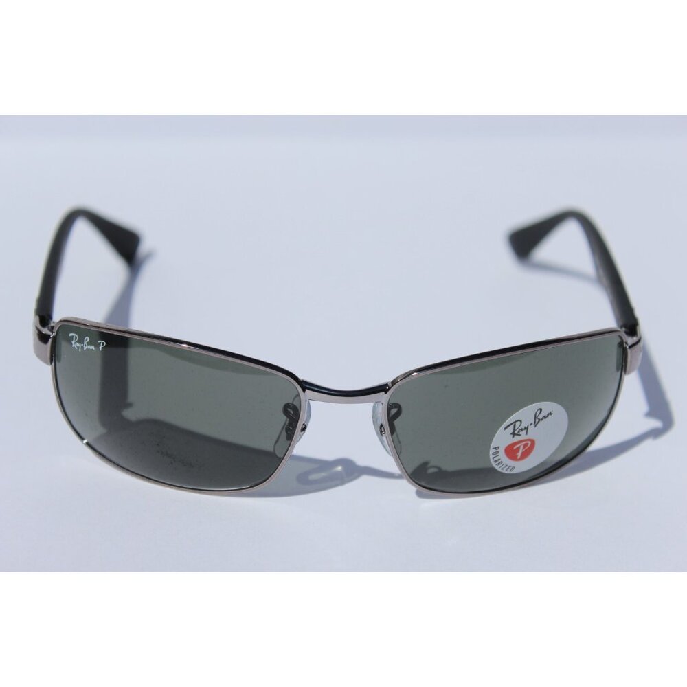RAY-BAN RB3478 POLARIZED Sunglasses Gunmetal/G-15 Gray Green 004/58 NEW - Picture 4 of 11